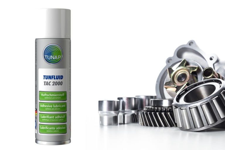 TUNFLUID TAC 2000 Huile multifonctionnelle et différentes pièces de machines