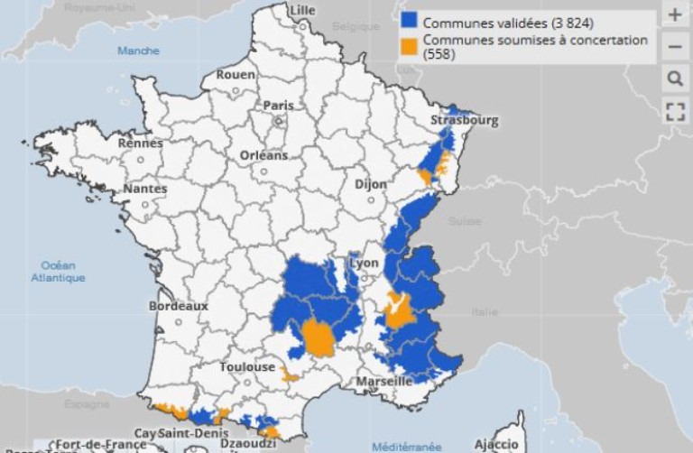 Carte France pneu hiver Carte France pneu hiver
