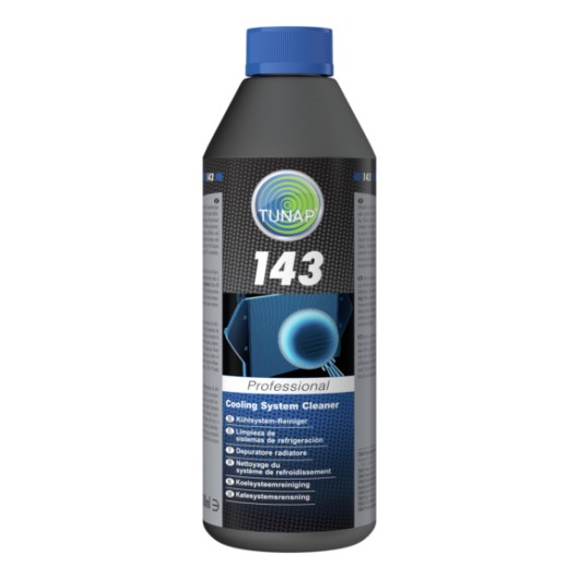 143 Nettoyant pour système de refroidissement Nettoyant spécial sans acide non moussant avec nouvelle formule améliorée pour les systèmes de refroidissement puissants.