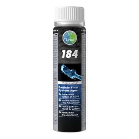 184 Agent actif système pour filtre à particules L'agent actif système FAP convient à tous les moteurs diesel équipés d'un filtre à particules diesel std.