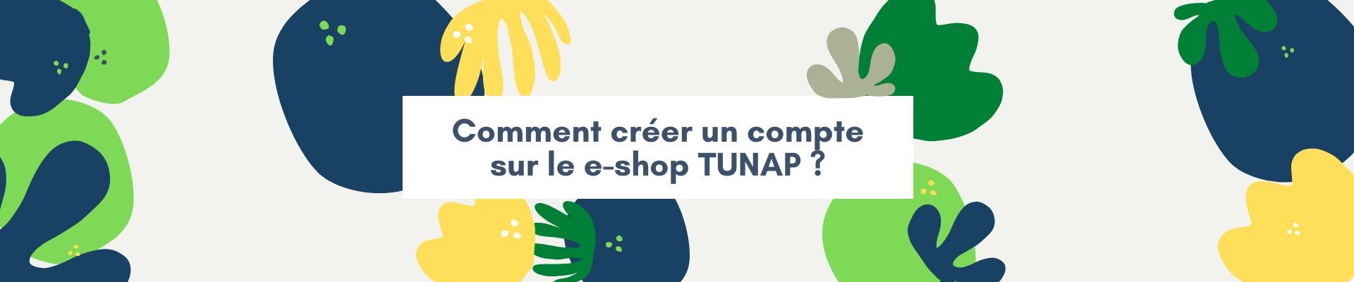 Procédure création compte e-shop